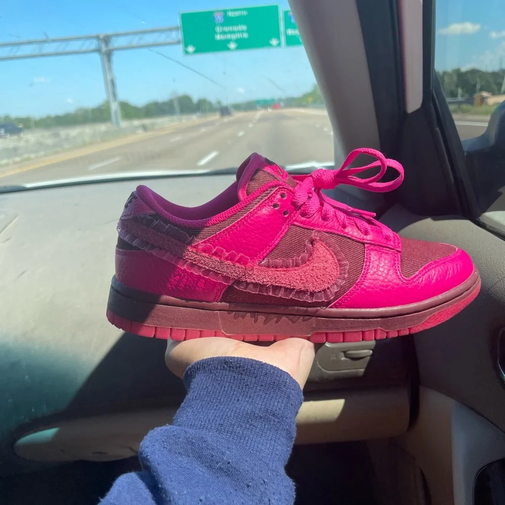 Valentines day dunk lows pink and lace - Picture 1 of 8